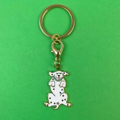 Cheap Porte-clé - Médaille Dalmatien Porte-clés