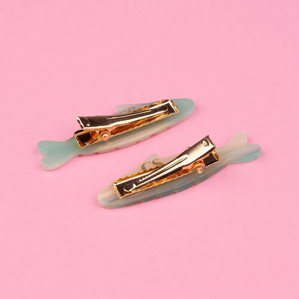 Cheap Set Barrettes Sardines Barrettes
